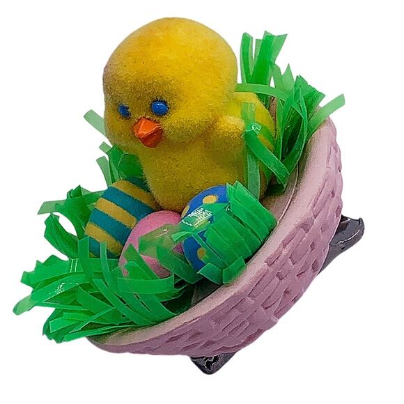 1993 Hallmark Keepsake Easter Collection Li'l Peeper Clip-on Ornament in Box - Picture 4 of 6